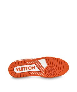 Uomo Louis Vuitton Sneakers | Sneaker Lv Trainer Arancione