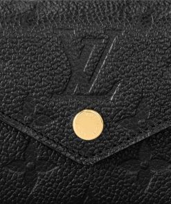 Donna Louis Vuitton Portafogli Compatti | Portafoglio Zoe Nero