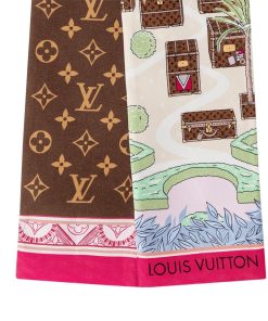 Donna Louis Vuitton Foulard In Seta E Bandeaux | Bandeau Lv Secret Garden