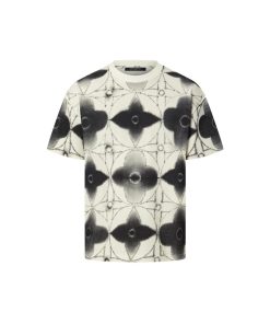 Uomo Louis Vuitton T-Shirt E Polo | T-Shirt Con Motivo Monogram Shibori Stampato