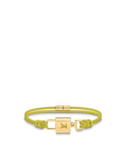 Donna Louis Vuitton Bracciali | Bracciale Lv Padlock Verde