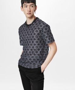 Uomo Louis Vuitton T-Shirt E Polo | T-Shirt Con Motivo Monogram