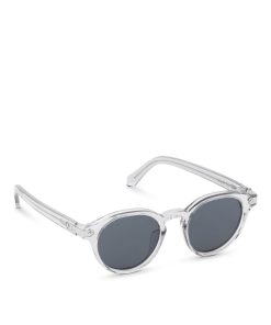 Uomo Louis Vuitton Occhiali Da Sole | Occhiali Da Sole Lv Signature Round Light Grey