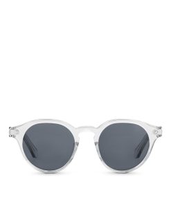 Uomo Louis Vuitton Occhiali Da Sole | Occhiali Da Sole Lv Signature Round Light Grey