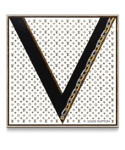 Donna Louis Vuitton Foulard In Seta E Bandeaux | Foulard Monogram Snake It 90