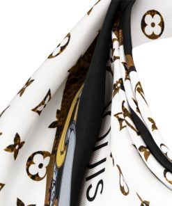 Donna Louis Vuitton Foulard In Seta E Bandeaux | Foulard Monogram Snake It 90