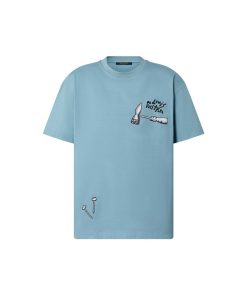 Uomo Louis Vuitton T-Shirt E Polo | T-Shirt Con Firma Louis Vuitton E Motivo Multi-Tools Ricamati