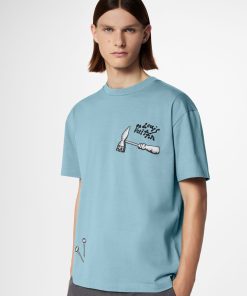 Uomo Louis Vuitton T-Shirt E Polo | T-Shirt Con Firma Louis Vuitton E Motivo Multi-Tools Ricamati