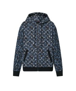 Uomo Louis Vuitton Maglieria E Felpe | Felpa In Cotone Con Motivo Monogram, Zip E Cappuccio