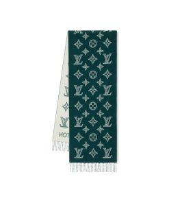 Uomo Louis Vuitton Sciarpe | Sciarpa Mng Shadow Verde Fonce