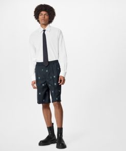 Uomo Louis Vuitton Pantaloni | Shorts Con Coulisse