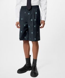 Uomo Louis Vuitton Pantaloni | Shorts Con Coulisse