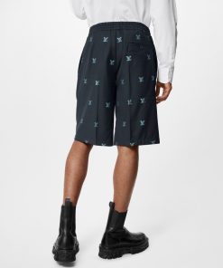 Uomo Louis Vuitton Pantaloni | Shorts Con Coulisse