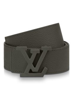 Uomo Louis Vuitton Cinture | Cintura Lv Aerogram 35 Mm Reversibile Kaki