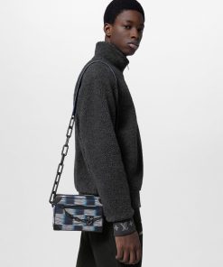 Uomo Louis Vuitton Collezione Damier | Pochette Soft Trunk Mini