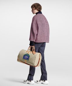 Donna Louis Vuitton Cappotti E Giacche | Giacca Varsity In Tweed Effetto Boucle Tricolore