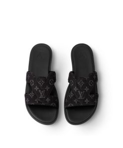 Uomo Louis Vuitton Sandali | Mule Lv Oasis Nero