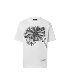 Uomo Louis Vuitton T-Shirt E Polo | Lv X Yk T-Shirt Regular Psychedelic Flower