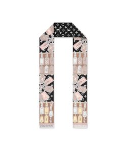 Donna Louis Vuitton Foulard In Seta E Bandeaux | Bandeau Tag Me Nero