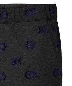 Uomo Louis Vuitton Pantaloni | Pantaloni In Misto Lana Con Coulisse