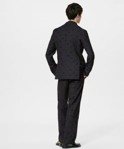 Uomo Louis Vuitton Pantaloni | Pantaloni In Misto Lana Con Coulisse