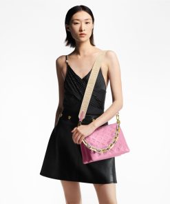 Donna Louis Vuitton Borse Con Catenella E Clutches | Borsa Coussin Pm Rose Bonbon