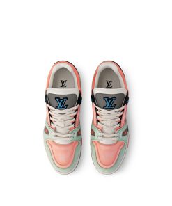 Uomo Louis Vuitton Sneakers | Sneaker Lv Trainer Arancione