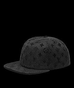 Uomo Louis Vuitton Cappelli E Guanti | Cappello Monogram Velvet Nero