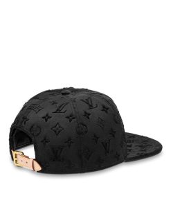 Uomo Louis Vuitton Cappelli E Guanti | Cappello Monogram Velvet Nero