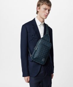 Uomo Louis Vuitton Collezione Damier | Zaino Monospalla Avenue