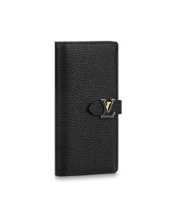 Donna Louis Vuitton Portafogli | Portafoglio Lv Vertical Nero