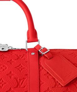 Donna Louis Vuitton Borse Da Viaggio | Keepall Bandouliere 50 Rosso