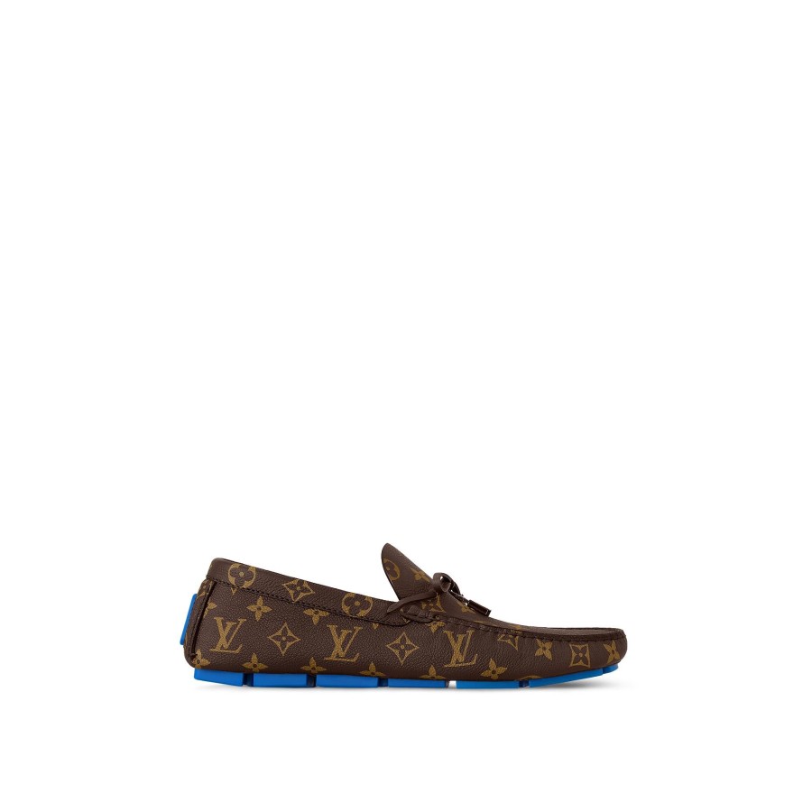 Uomo Louis Vuitton Mocassini | Mocassino Lv Driver Blu