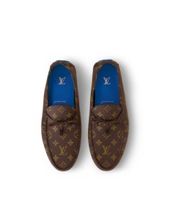 Uomo Louis Vuitton Mocassini | Mocassino Lv Driver Blu