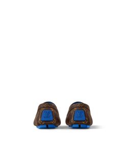 Uomo Louis Vuitton Mocassini | Mocassino Lv Driver Blu