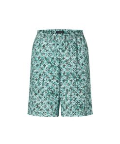 Uomo Louis Vuitton Pantaloni | Shorts In Tessuto Crepe Con Motivo Monogram