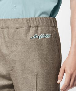 Uomo Louis Vuitton Pantaloni | Pantaloni Con Coulisse