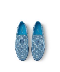 Uomo Louis Vuitton Mocassini | Mocassino Estate Blu