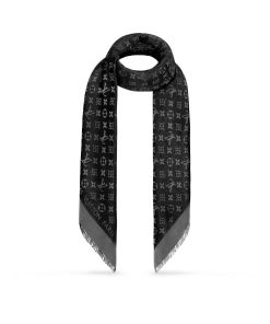 Donna Louis Vuitton Scialli E Stole | Scialle Monogram Shine Nero