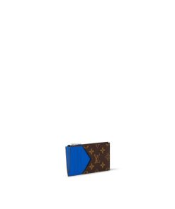 Uomo Louis Vuitton Portacarte E Custodie Per Passaporto | Portamonete E Porta Carte Di Credito Blu Tie-Dye