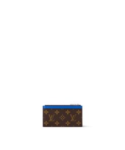 Uomo Louis Vuitton Portacarte E Custodie Per Passaporto | Portamonete E Porta Carte Di Credito Blu Tie-Dye