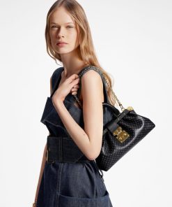 Donna Louis Vuitton Borse Con Catenella E Clutches | Pochette Monogram Nero