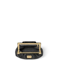 Donna Louis Vuitton Borse Con Catenella E Clutches | Pochette Monogram Nero