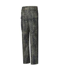 Uomo Louis Vuitton Pantaloni | Jeans Con Taglio Sartoriale E Motivo Monogram