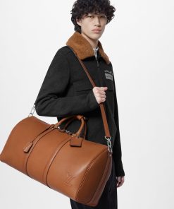 Uomo Louis Vuitton Borse Da Viaggio | Keepall Bandouliere 50