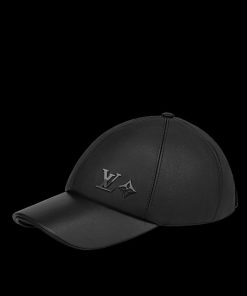 Uomo Louis Vuitton Cappelli E Guanti | Cappello In Pelle Lv Dual