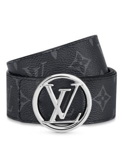 Uomo Louis Vuitton Cinture | Cintura Lv Circle 40 Mm Reversibile