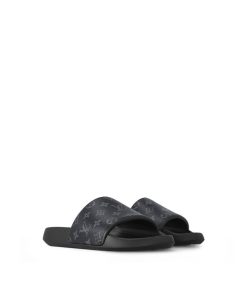 Uomo Louis Vuitton Sandali | Mule Waterfront Monogram Eclipse