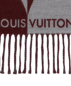 Uomo Louis Vuitton Sciarpe | Sciarpa Graphic Dual Small Bordeaux