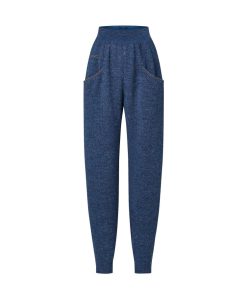 Donna Louis Vuitton Maglieria | Pantaloni Da Jogging In Maglia Effetto Denim